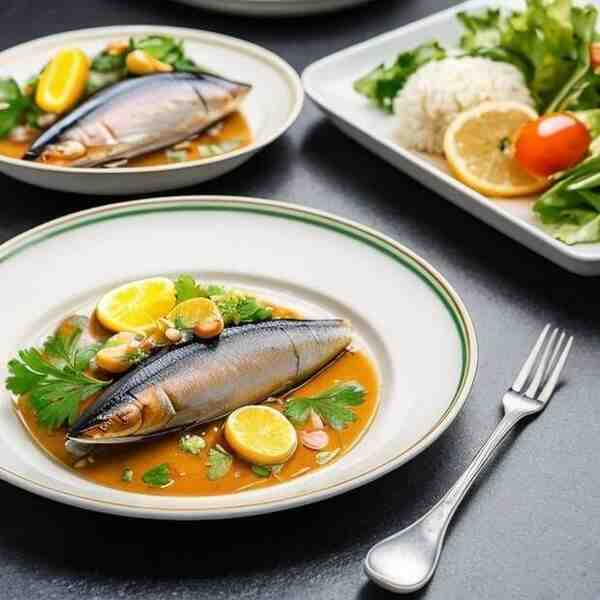 Малосольная маринованная скумбрия